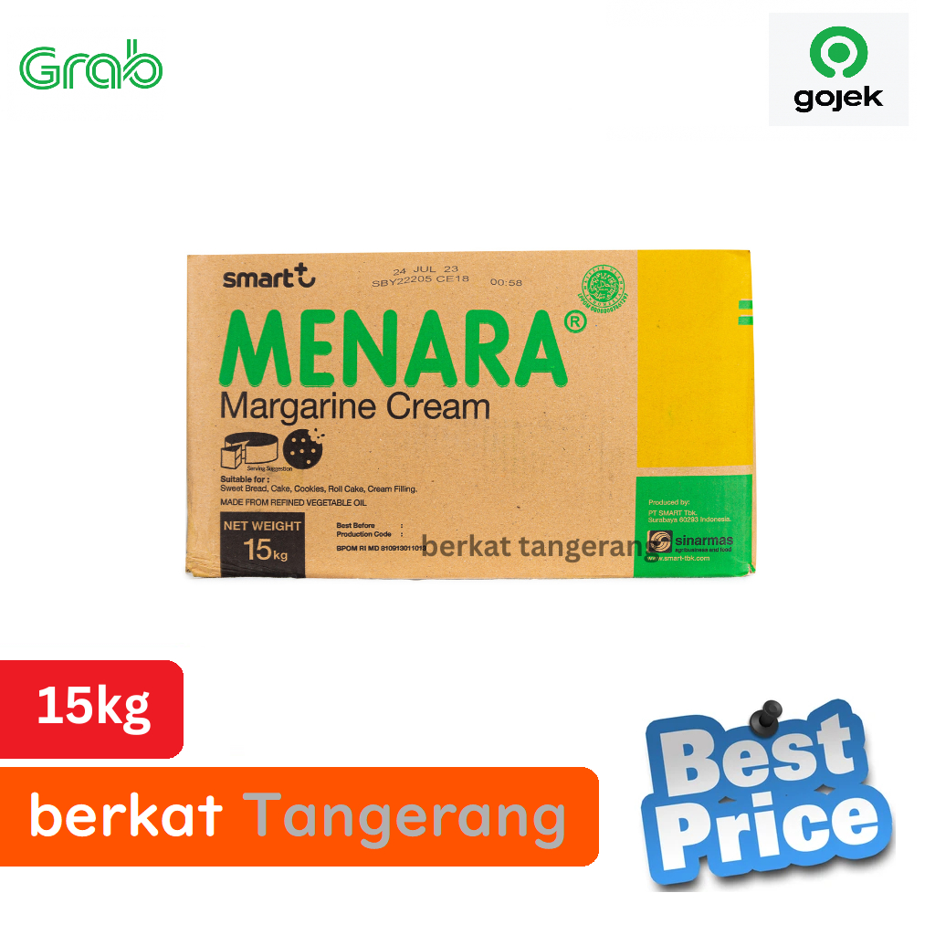 

Menara Margarin Krim 15kg