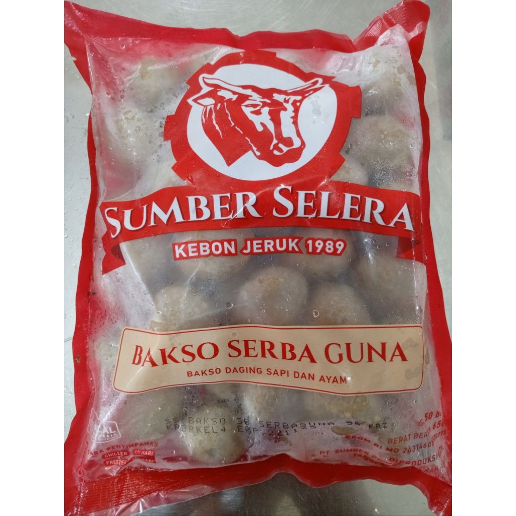 

Sumber Selera Bakso Daging Sapi & Ayam 650g