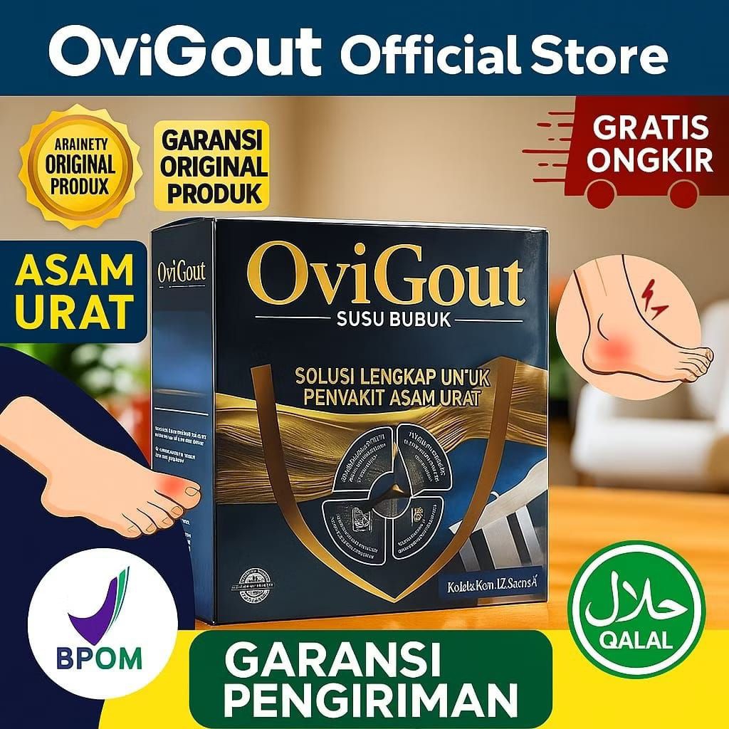 

OVIGOUT 1 Box Milik Susu Suplemen Kesehatan Asam Urat, Kolesterol Dan Tulang Sendi