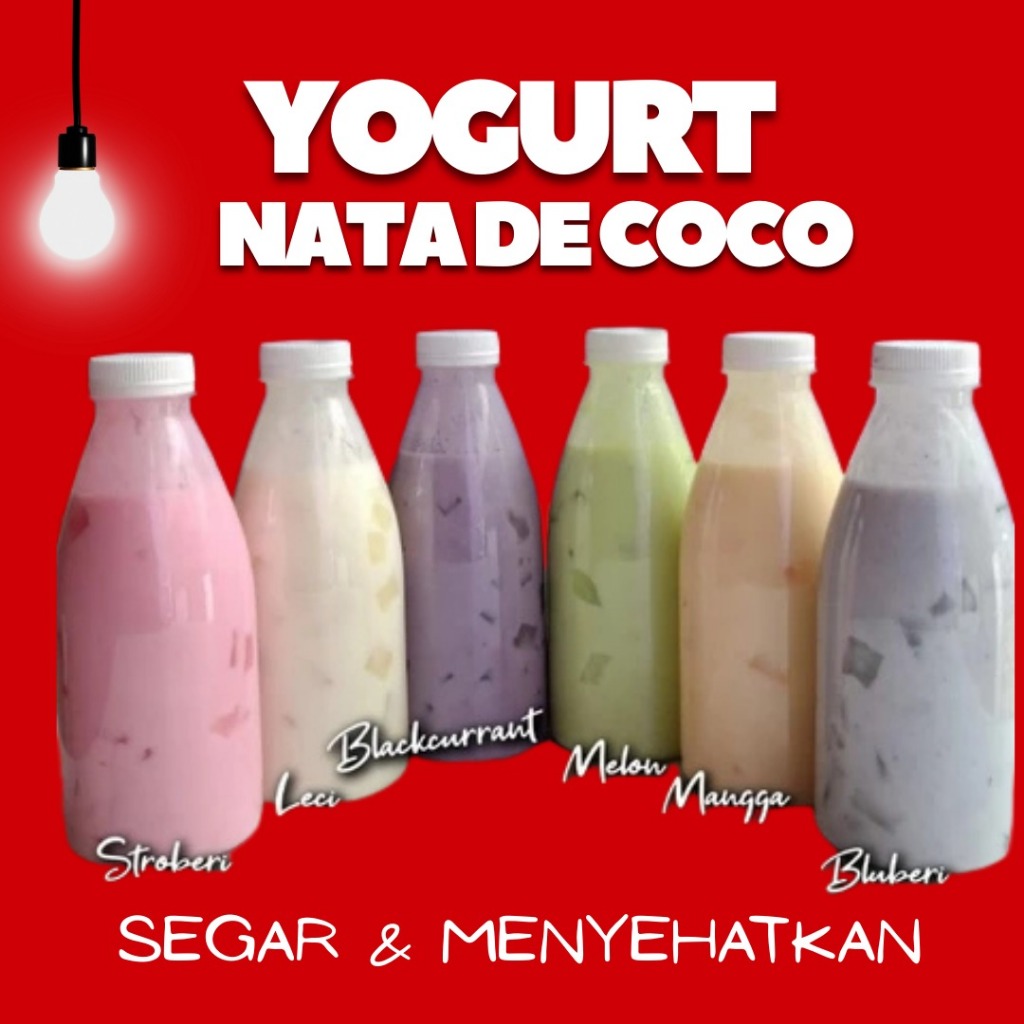 

YOGHURT NATA DE COCO SEHAT DAN MENYEGARKAN BERBAGAI MACAM VARIAN RASA