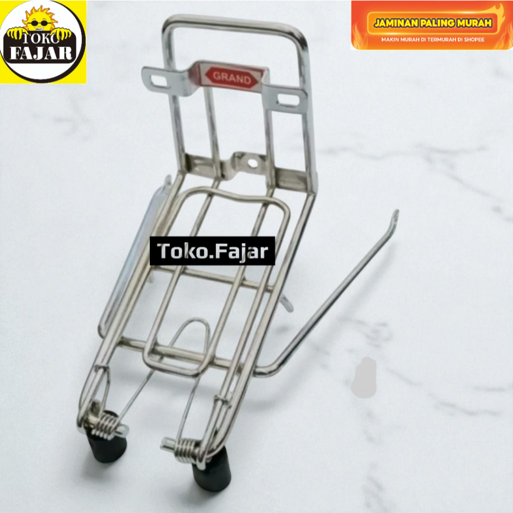 BEGEL JEPRET DEPAN GRAND - RAK DEPAN JEPRET HONDA GRAND DAN ASTREA SILVER CHROME- BEHEL DEPAN GRAND