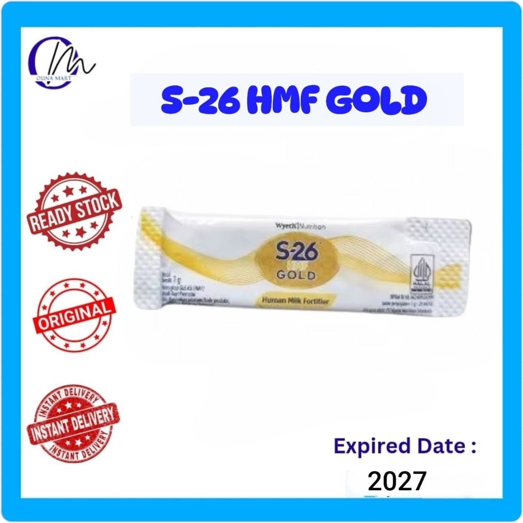 (READY Langsung Kirim) S-26 HMF GOLD HARGA PER SACHET Penambah BB Bayi Prematur