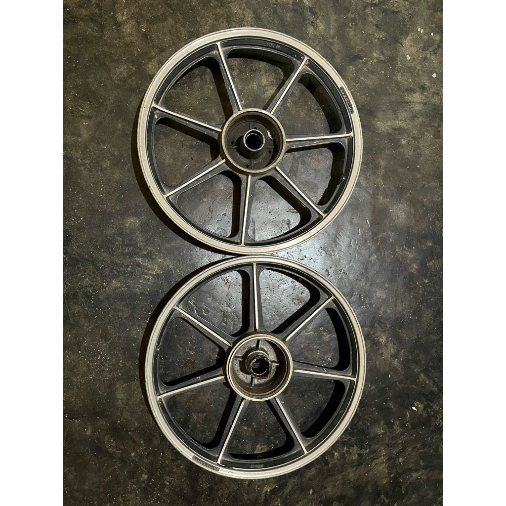 velg scorpion ring 17 honda depan belakang tromol