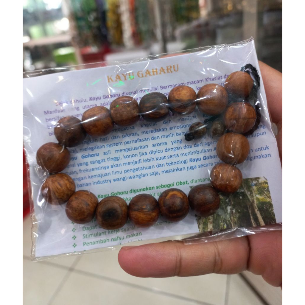 GELANG KAYU GAHARU WANGI JUMBO ASLI KALIMANTAN
