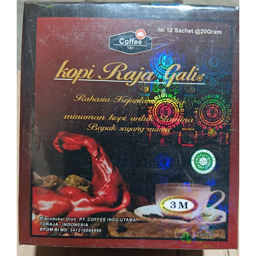 

kopi Raja gali isi 12 saset