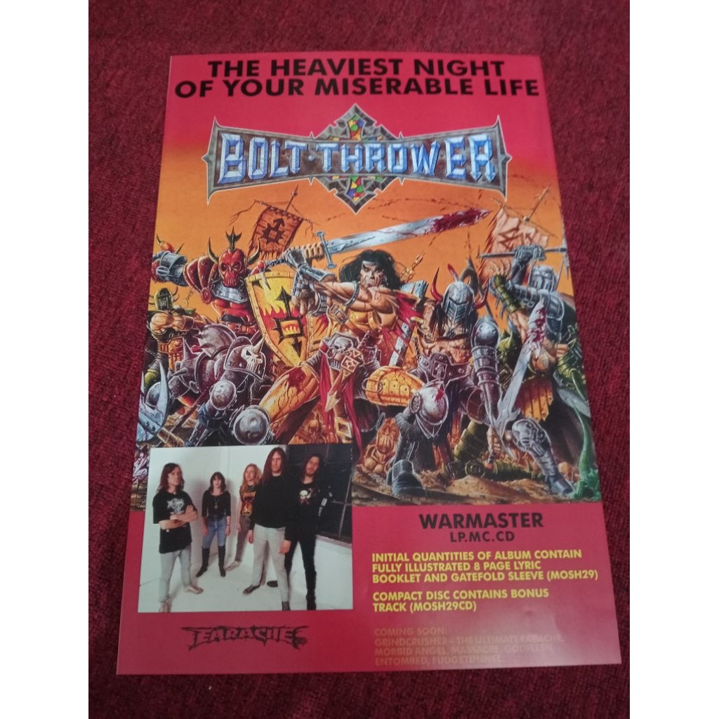 [posterband] Bolt Thrower Warmaster