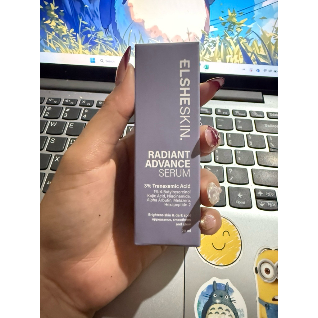 Elsheskin Radiant Advance Serum 20ml Brightening Serum Cerahkan Kulit Kusam Mencerahkan Maksimal dan