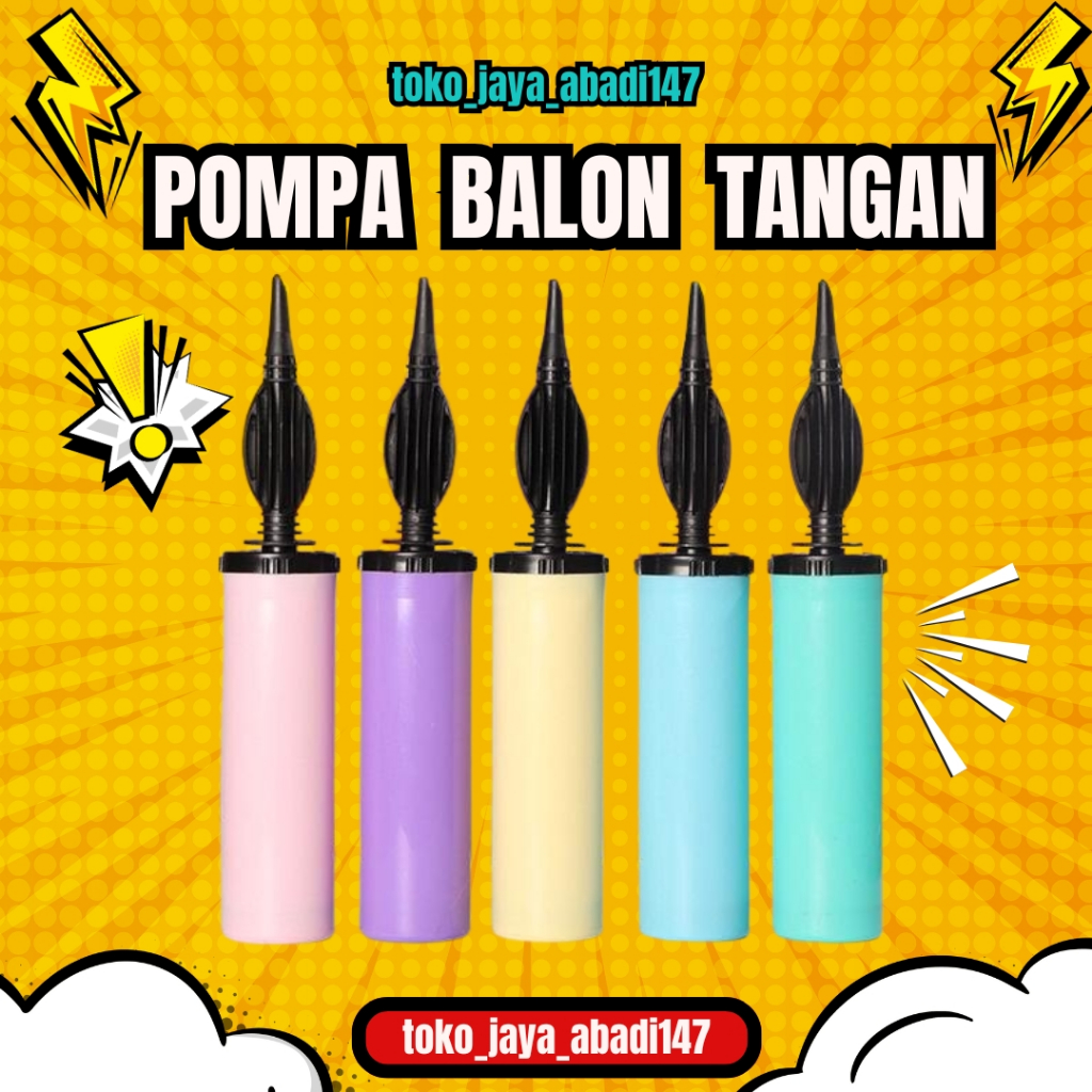 POMPA BALON / POMPA BALON TANGAN / POMPA BALON FOIL / POMPA BALON LATEK / POMPA BALON LATEX / POMPA 