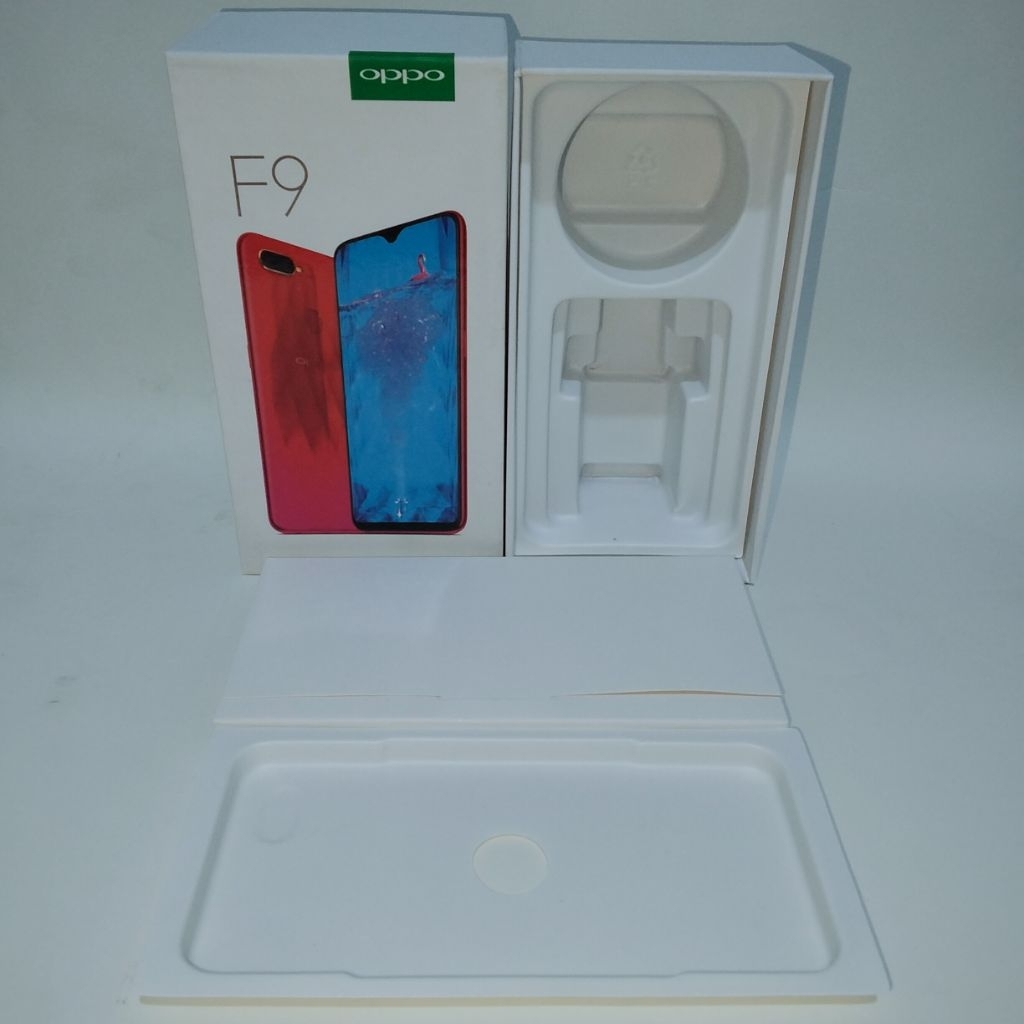 BOX HP DUS KARDUS HP OPPO F9 ORIGINAL ASLI