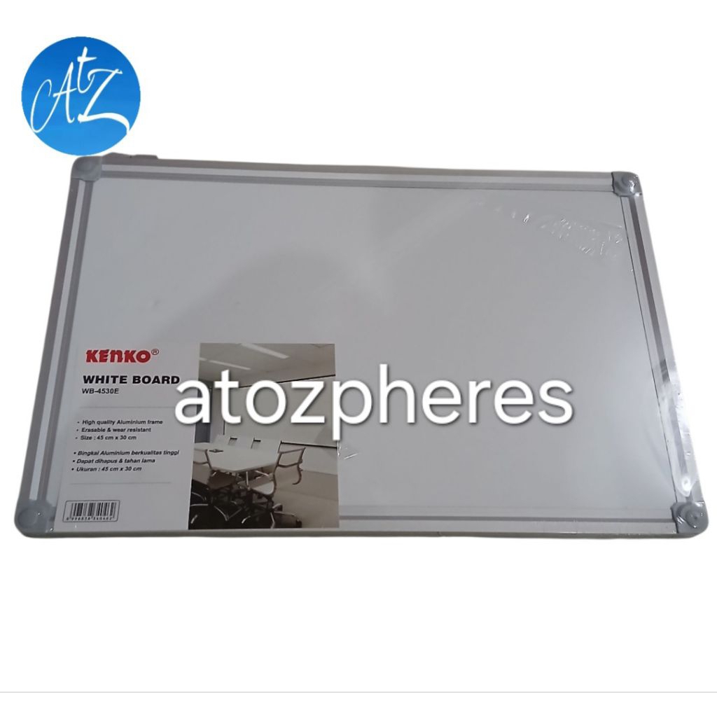 

Papan tulis putih KEnKO WHITE BOARD whiteboard WB-4530E 45x30cm