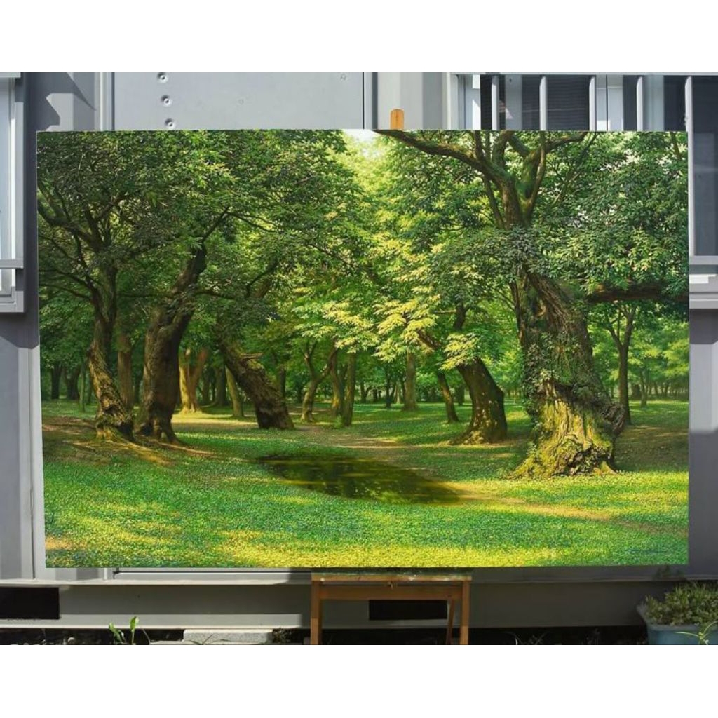 Lukisan Pemandangan Alam Aesthetic Lukisan Dinding Modern