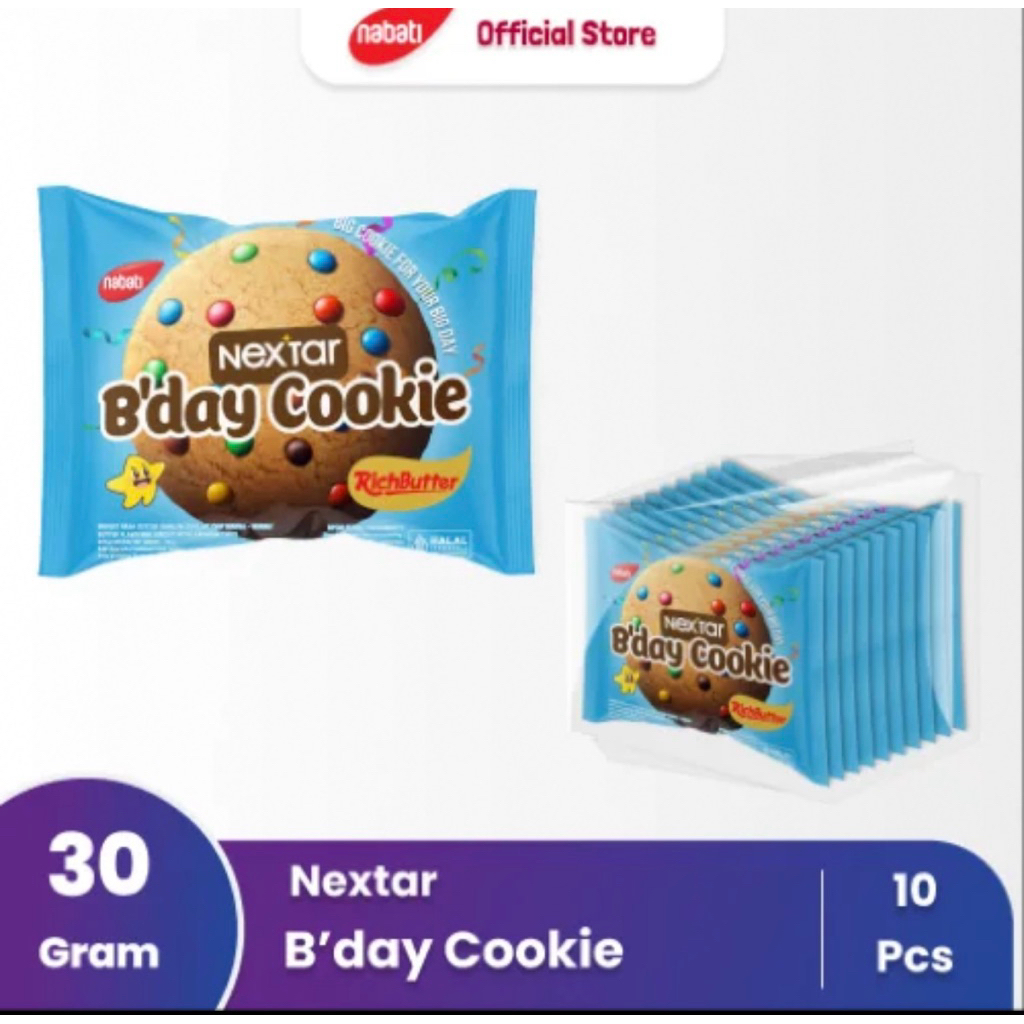 

Nextar B'day cookies PROMO 1 karton isi 6 pack exp nov 25