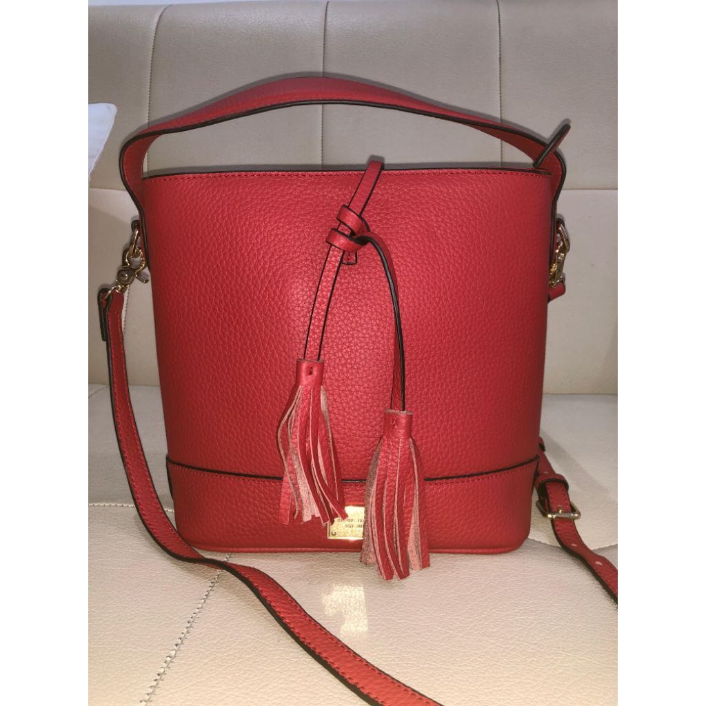 [BARU] Tas Wanita Kulit Asli KIZZME Merah