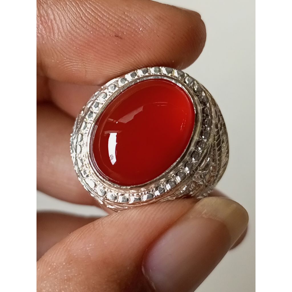 Natural Batu Red Chalcedony Cempaka Aceh