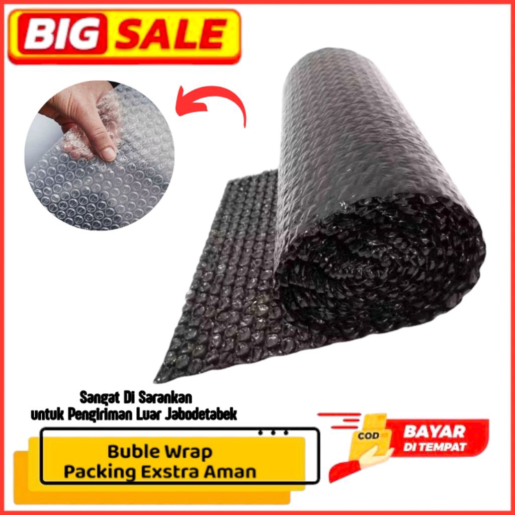 

Buble Wrap Packing Tambahan Exstra Aman/Exstra Packaging