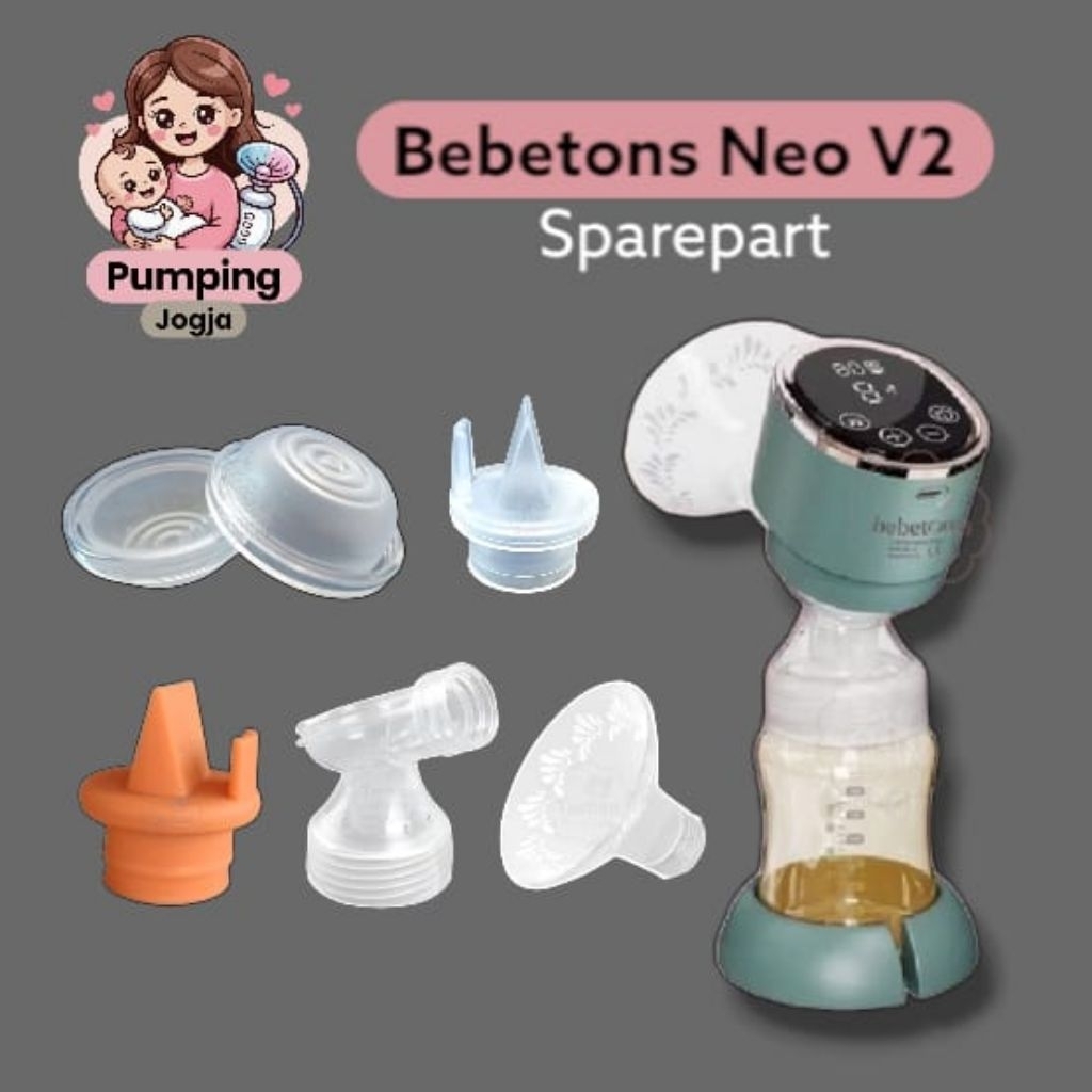 Bebetons Neo V2 Spareparts / Diafragma bebetons neo v2 / Valve bebetons Neo V2 / suku cadang pompa a