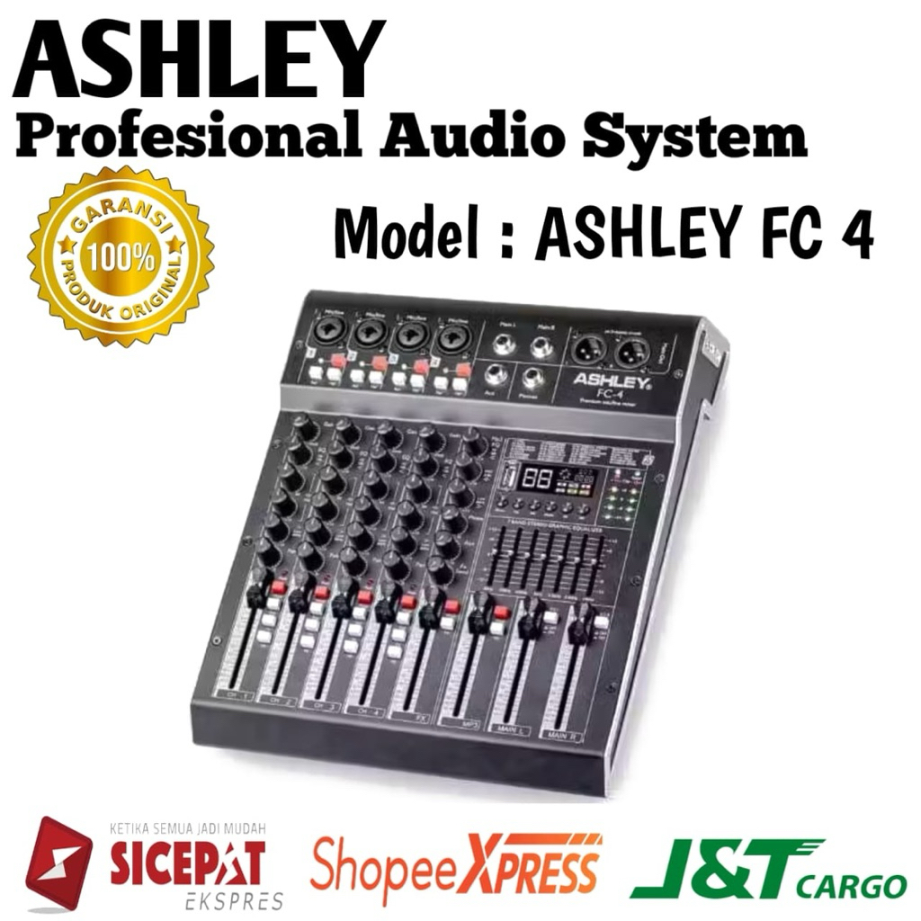 Mixer Ashley Fc 4 Original Mixer Ashley 4 Channel