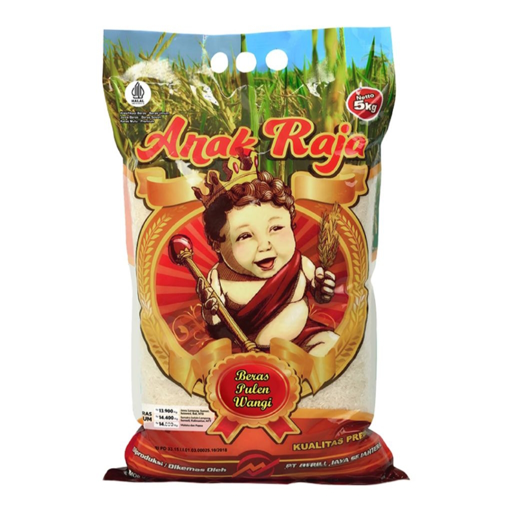 

Anak Raja Beras Pandan Wangi Premium Rice 5kg