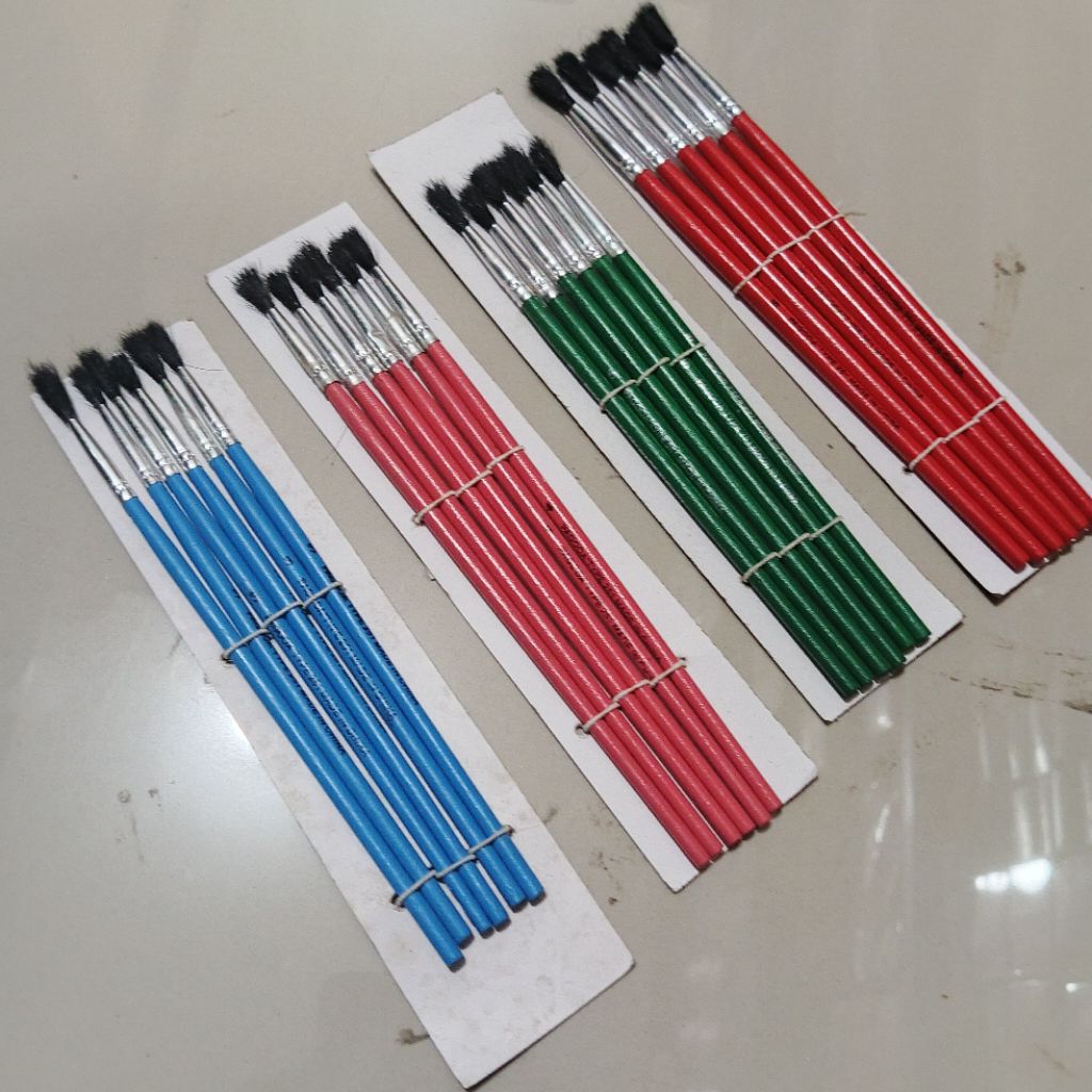 

1 Lembar Kuas Cat Lukis Isi 6 Pcs