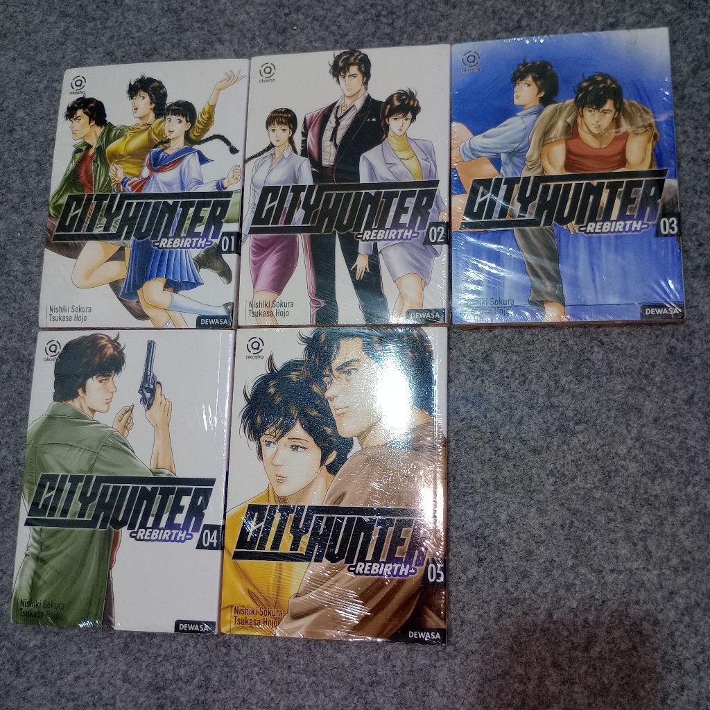 Komik Set - City Hunter Rebirth 1-5 Segel