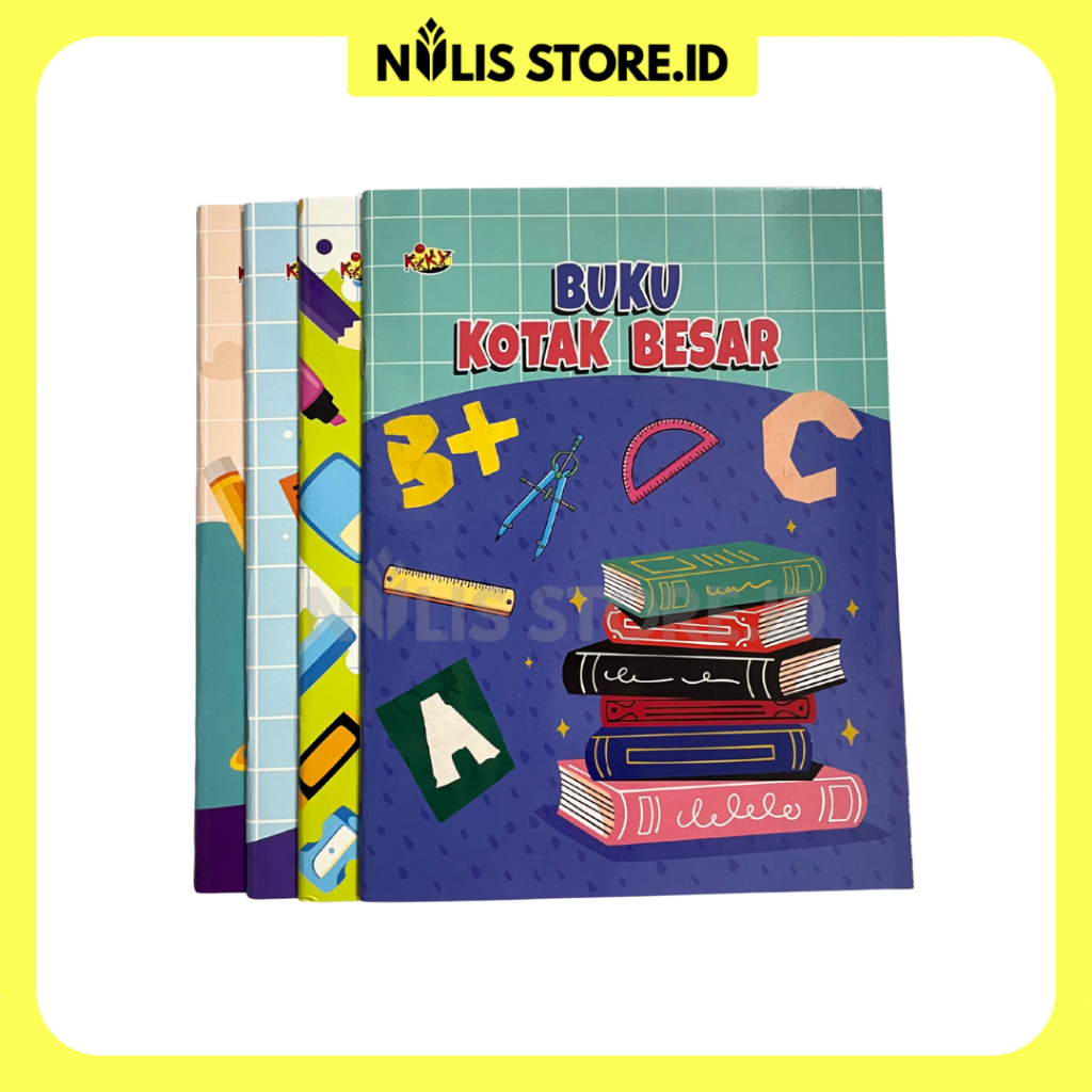 

Buku Kotak Besar KIKY-buku ukuran standar untuk belajar anak