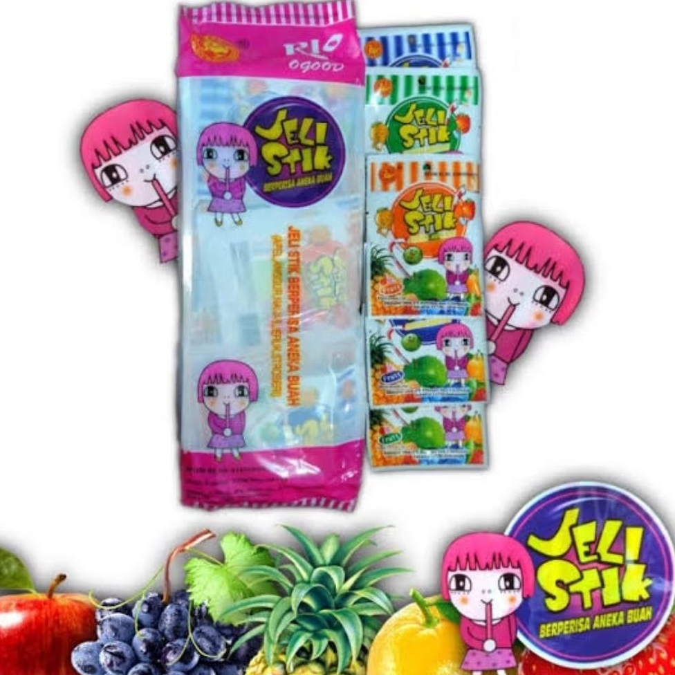 

1PACK PERMEN JELLY STIK RASA BUAH UKURAN PENDEK isi 50