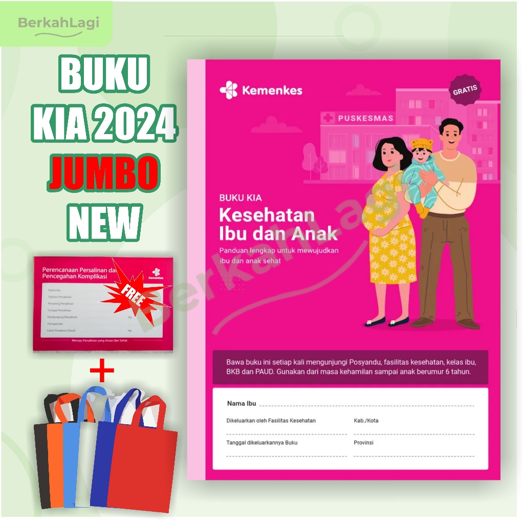 

Buku KIA JUMBO 2024/2025 new , Buku Kesehatan Ibu dan Anak JUMBO, BUKU JUMBO buku kesehatan, Buku KIA,Buki KIA castem