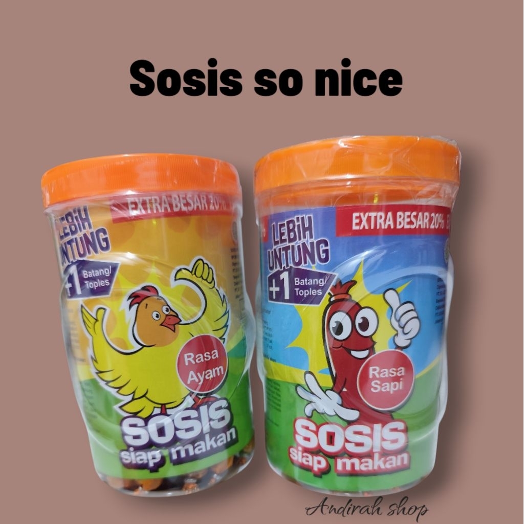 

SOSIS SO NICE TOPLES isi 25pcs