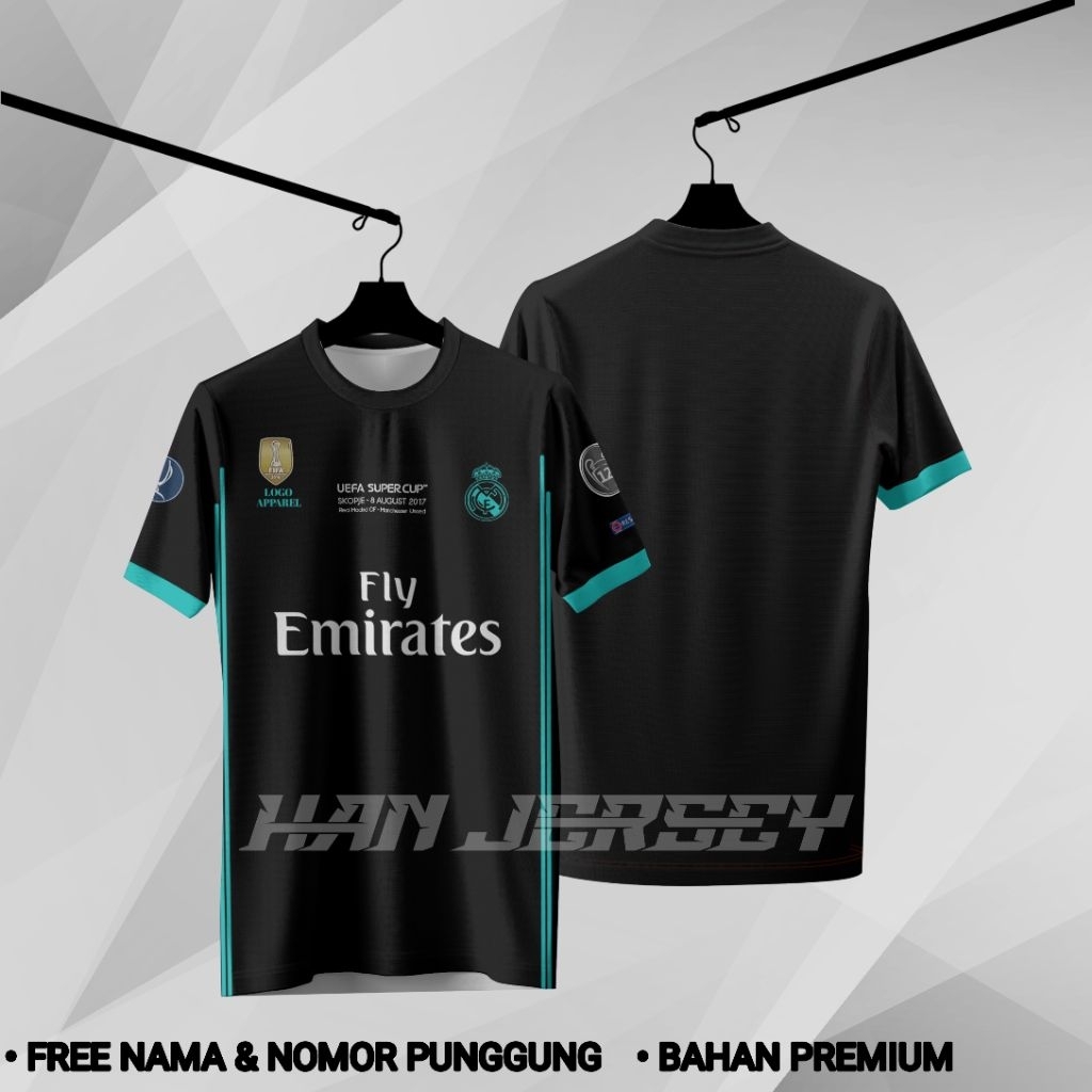 Jersey Madrid 2017 Supercup Full Printing