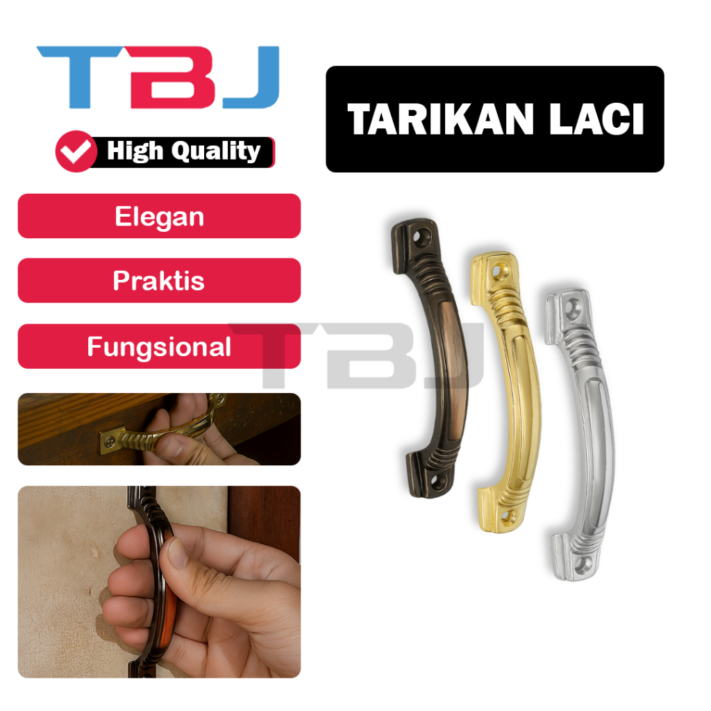 TARIKAN LACI / TARIKAN LEMARI / PEGANGAN LACI / TARIKAN LACI TYRO
