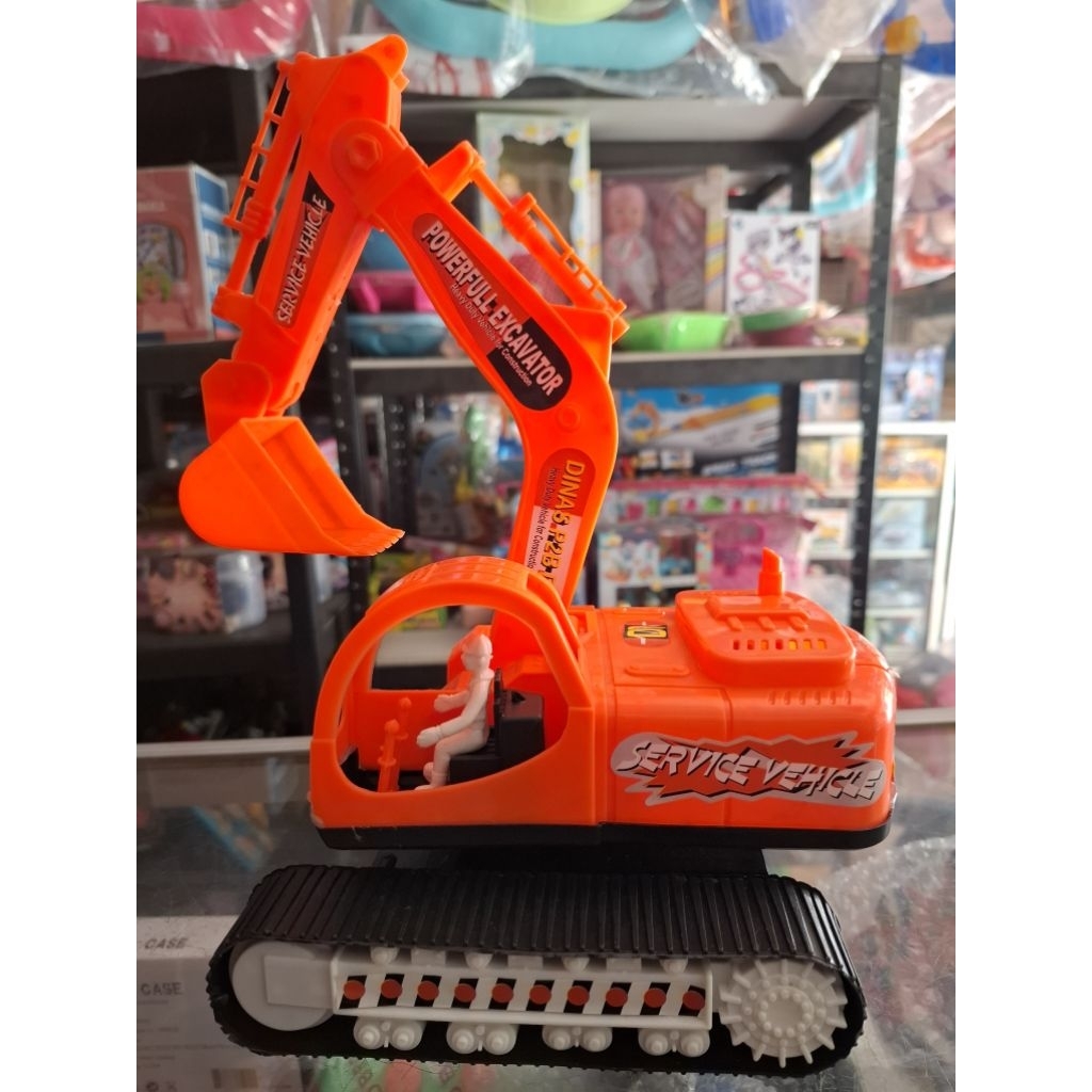Mainan Excavator Plastik Manual
