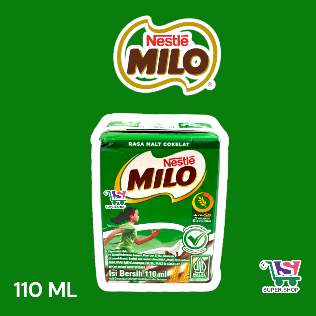 

Nestle MILO Susu UHT Cokelat 110 ml