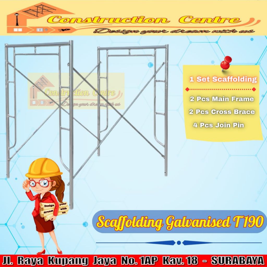 scaffolding galvanis 190