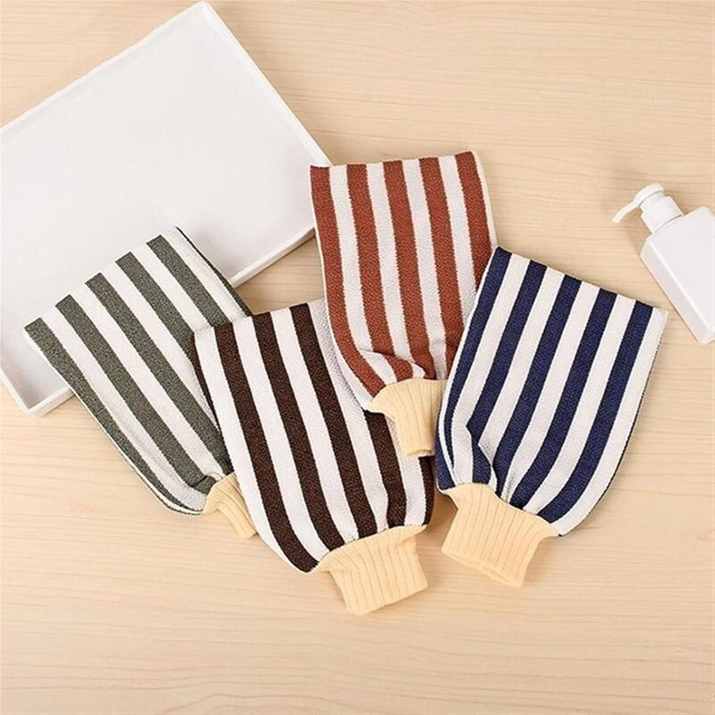 Sarung Tangan Washlap Kain Lap Mandi Pembersih Gosok Tubuh Badan Halus Lembut