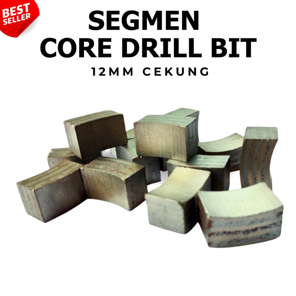 Core bit segmen/CORE BIT SEGMEN TEMBUS BATU-ASLI BERKUALITAS TINGGI