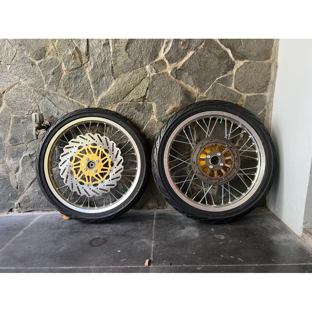 VELG VELK JARI-JARI RUJI SUZUKI SATRIA 2 TAK LUMBA / HIU / SHOGUN SP / SMASH DOUBLE DISC CAKRAM