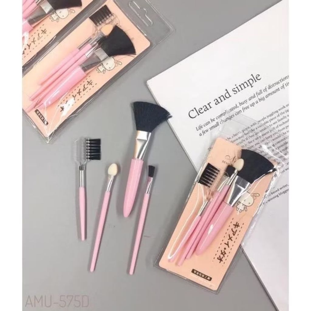 Kuas Spon Set Nalamei Kuas Make Up 7in
