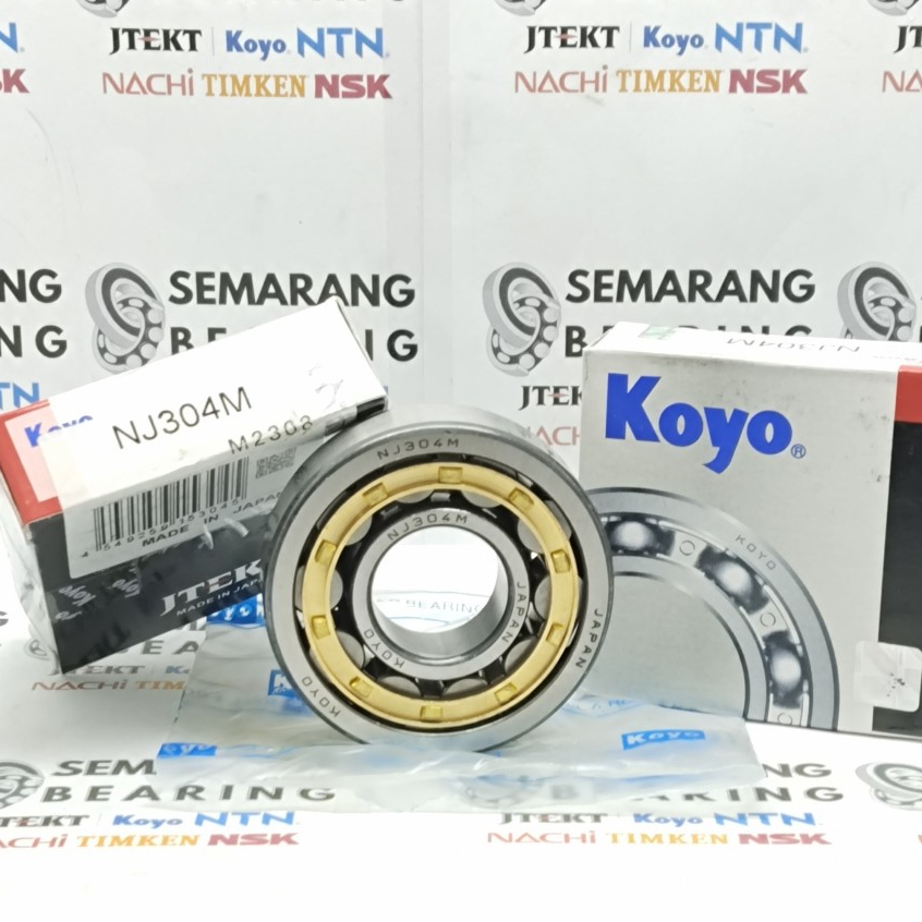 BEARING NJ 304 / NJ304 KOYO JAPAN LAHER CYLINDRICAL BEARING 20x52x15mm