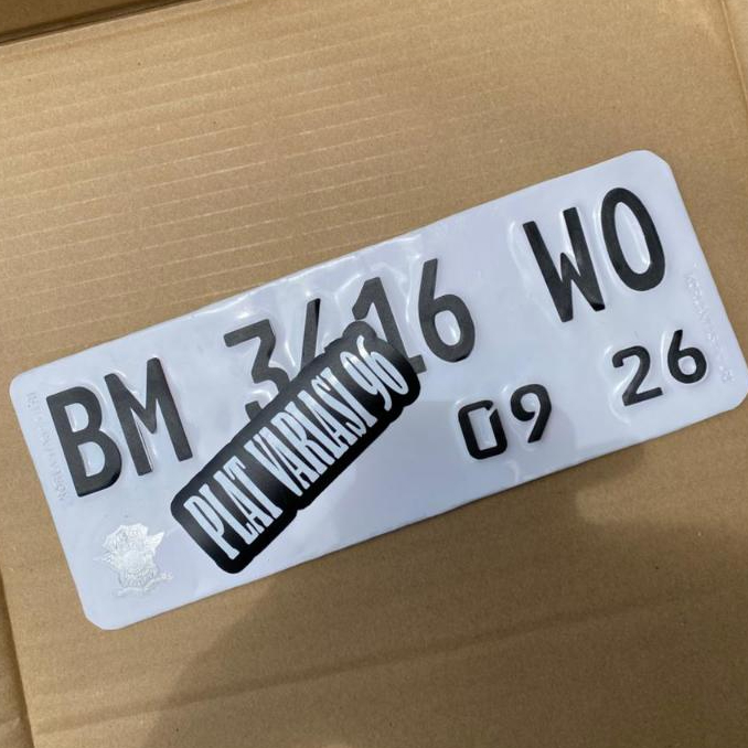 PLAT NOMOR MOTOR CUSTOM REQUEST NAMA BEBAS BAUT