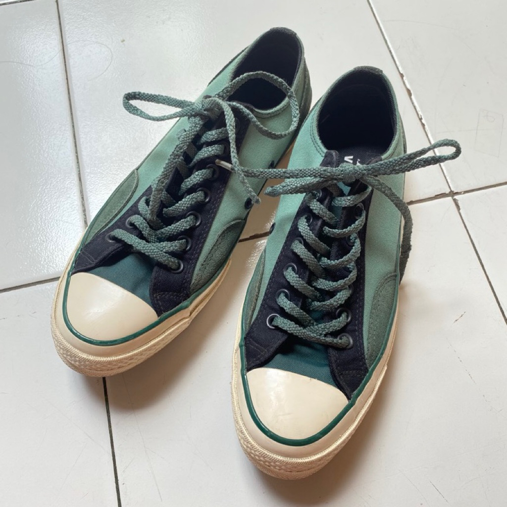 Sepatu converse second original | CONVERSE CHUCK 70s OX REIMAGINED COURT FUSION COOL SAGE ORIGINAL |