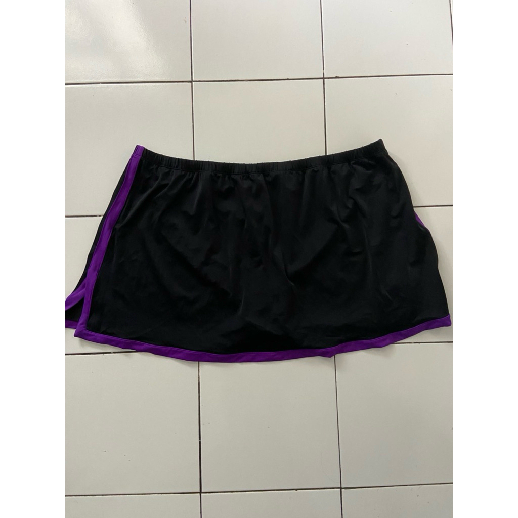 Celana Lejing Pendek Model Rok Garis Ungu (Baru)