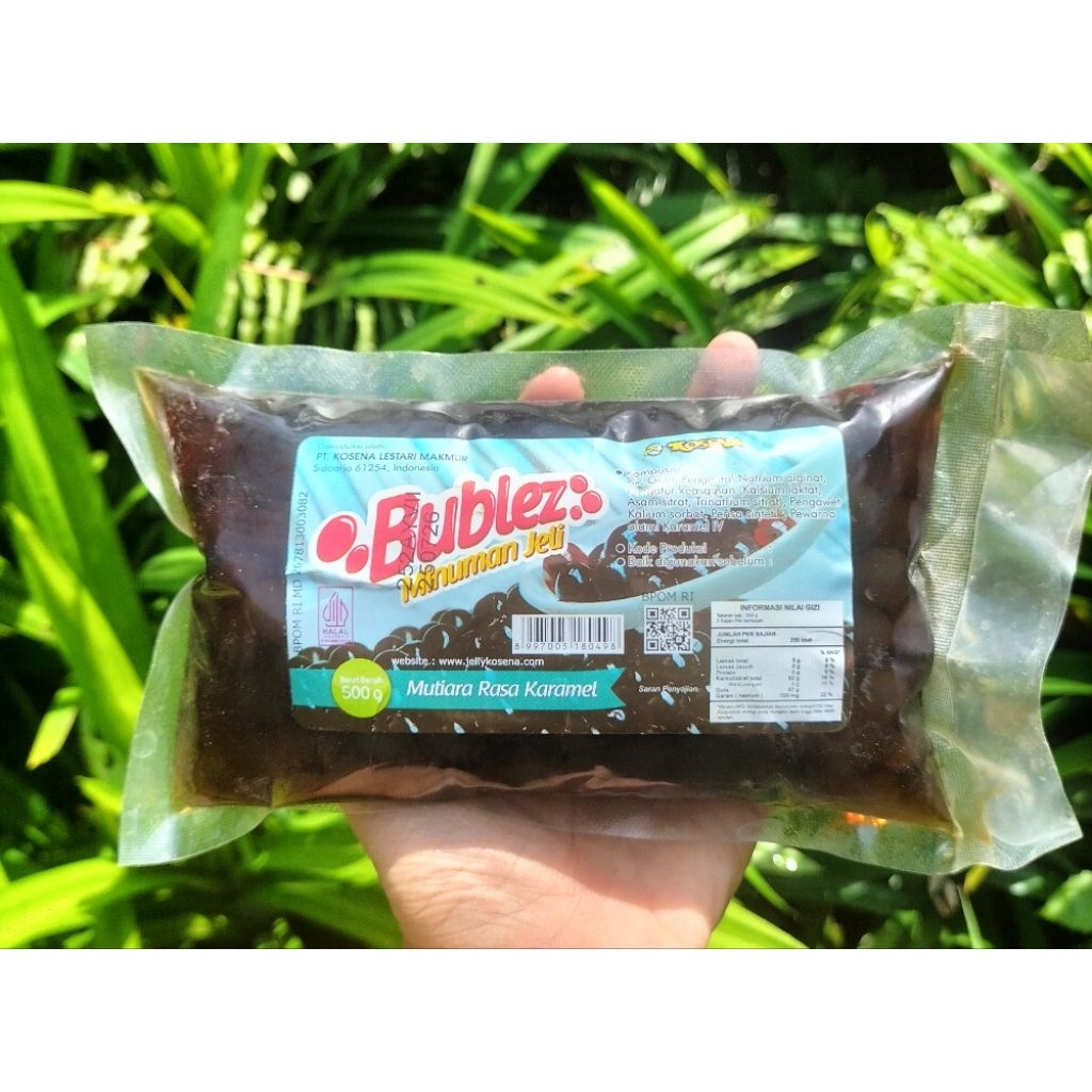 

kosena bublezz mutiara rasa karamel 500gr/topping minuman
