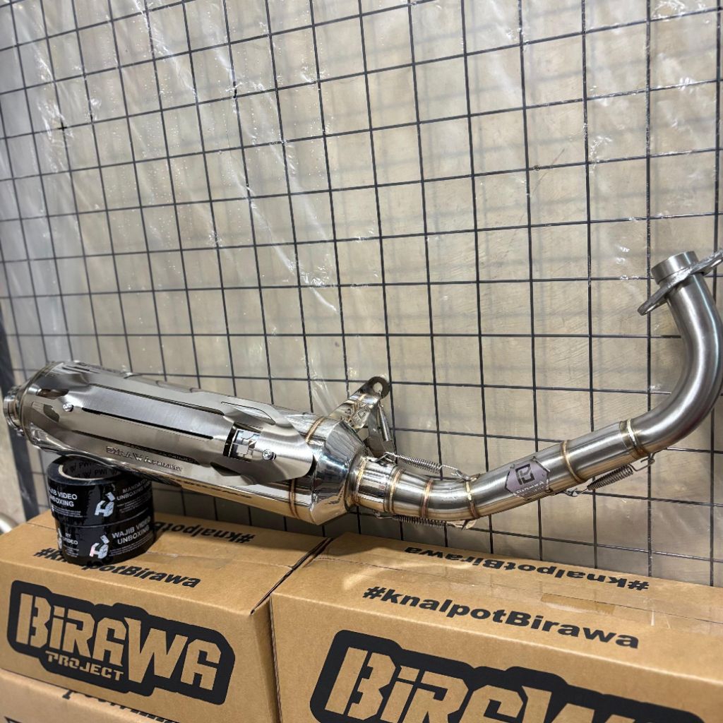 Knalpot Birawa Project mio sporty mio smile mio karbu Saringan Kondoman Stainles