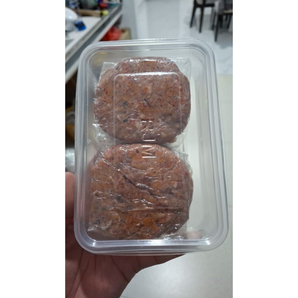 

SANGU Beef Patty Frozen Food [ HALAL ] 300gr