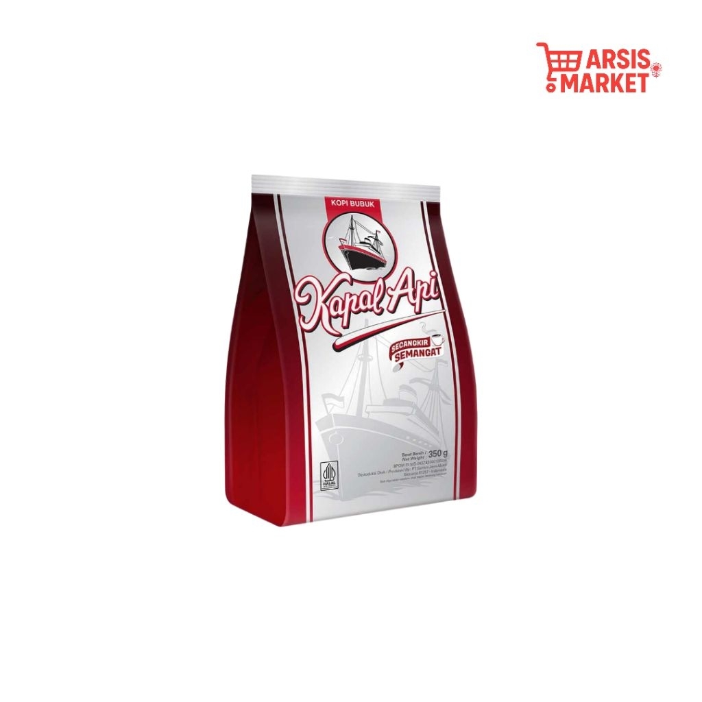 

Kopi Kapal Api Silver 350 Gram | Original Kopi Bubuk Tanpa Gula - Rasa Mantap Bikin Melek!