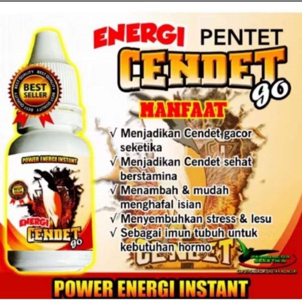 ENERGI CENDET VITAMIN PENGGACOR CENDET JUARA