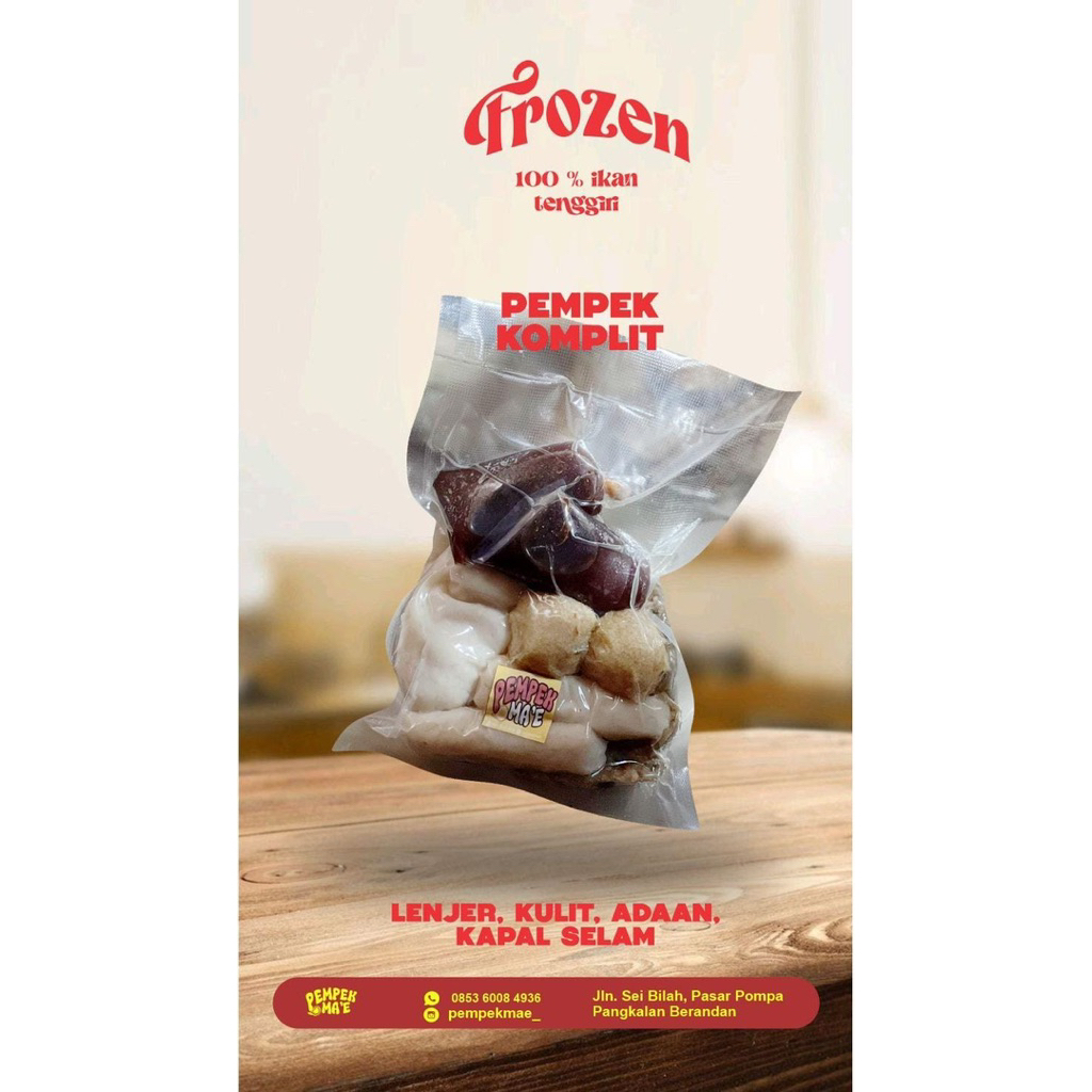 

Pempek ikan tenggiri asli