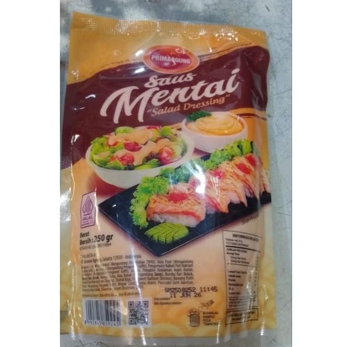 

Prima agung saus mentai 250 g