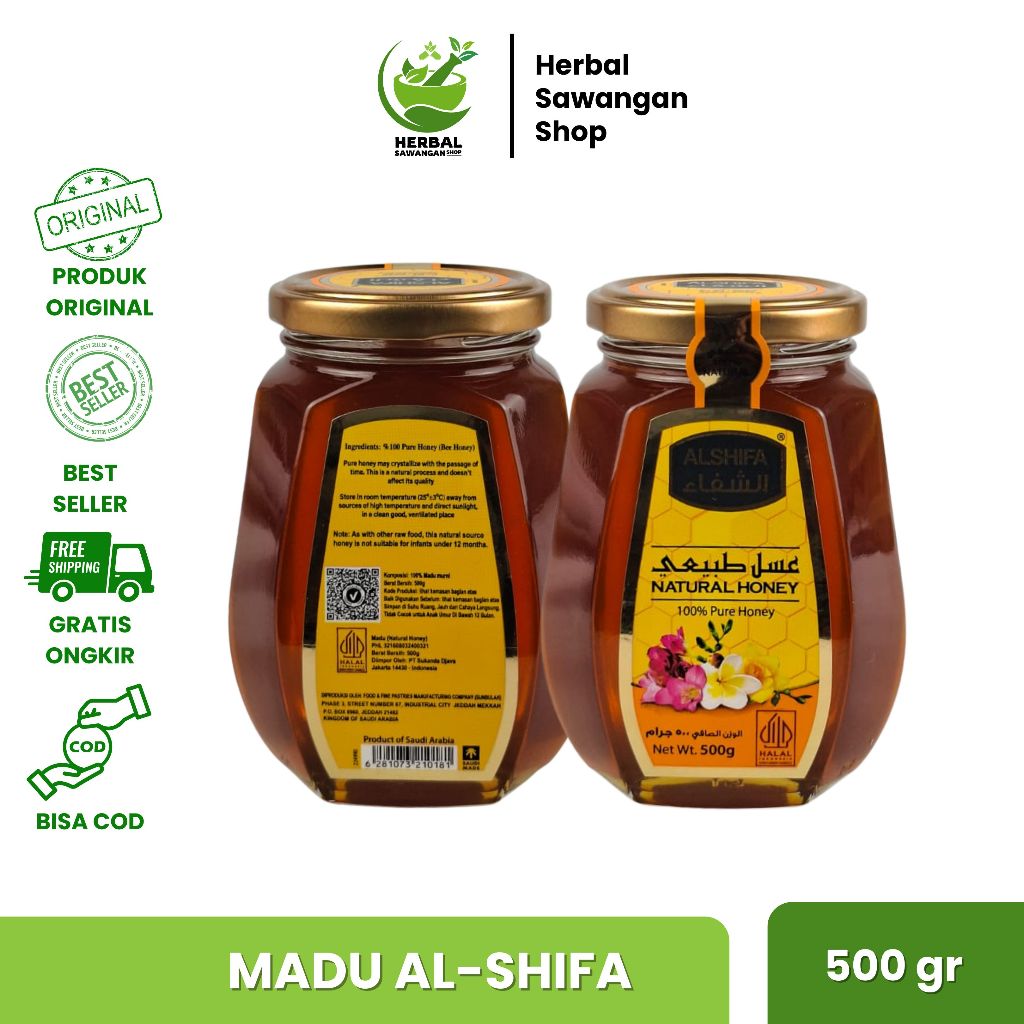 

Madu Al Shifa Natural Honey 500 gr