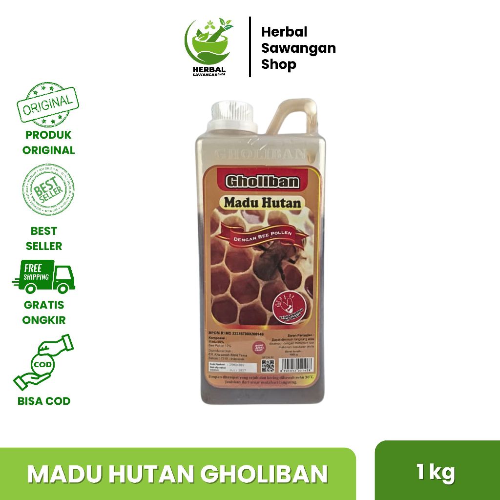 

Madu gholiban 1000gr Original madu gholiban madu hutan gholiban